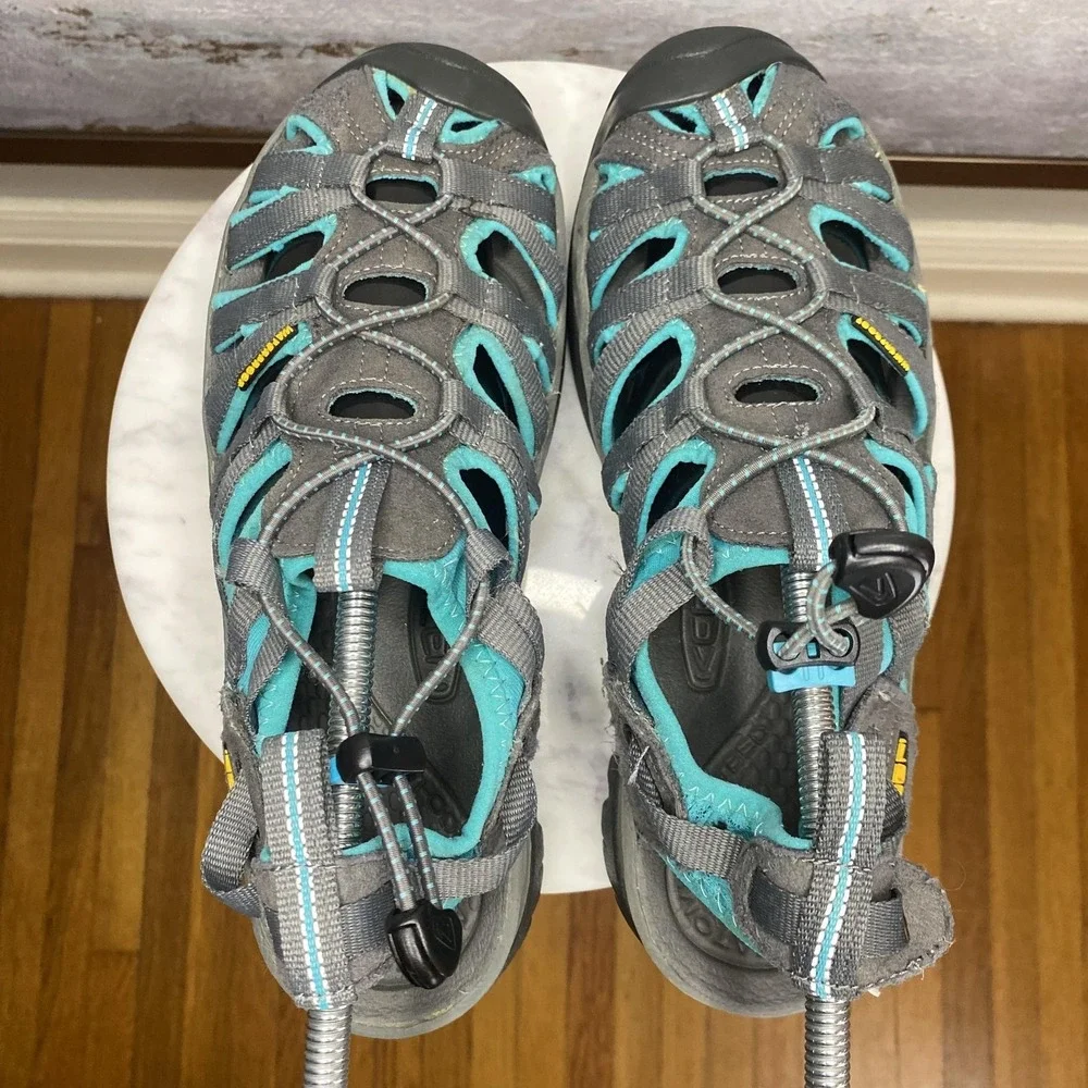 KEEN Sandals Shoes Womens Size 8.5 Gray Fisherman Waterproof Water Hiking